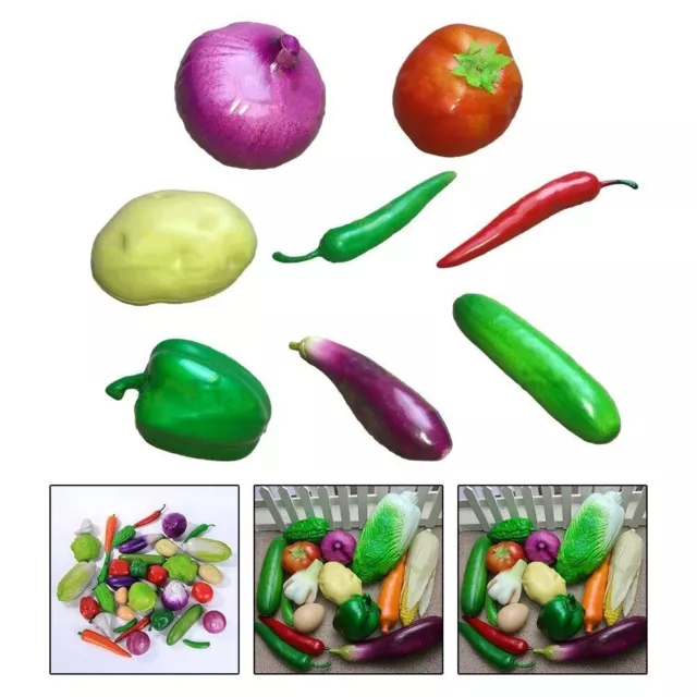 Ensemble de modèles de légumes artificiels pour bols à fruits et armoires...