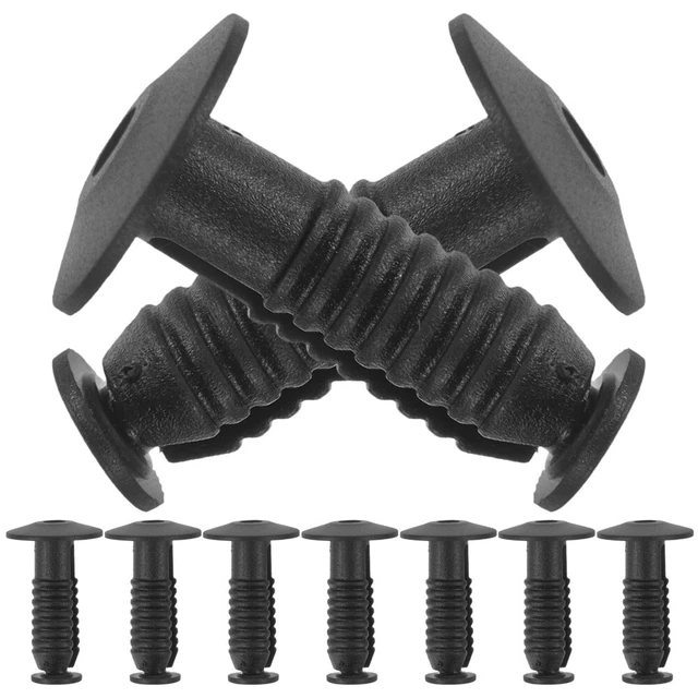120 pièces Clips de retenue Rivets de type poussoir 6,3 mm 8 mm 9 mm 10