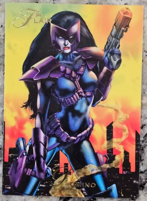 Marvel 1994 Domino Mutant Genesis Flair Trading Card                        Nnn