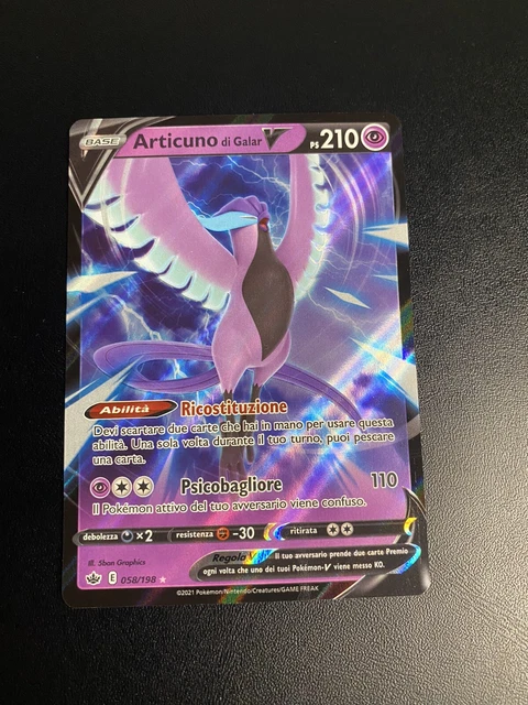 Articuno di Galar V 058/198 ITA - Vinted