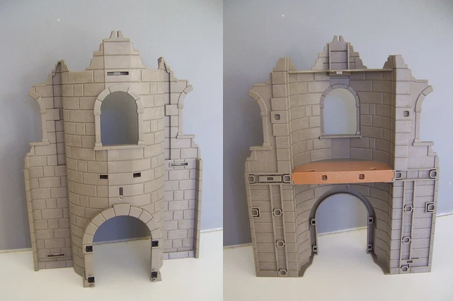 PLAYMOBIL (L3374) Barra Nera Chiusura Porte Per Castello Forte 3667 &ndash; Usato