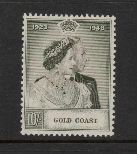 V4)  Gold Coast. George Vi  1948  S Wedding   10/-  Mounted  Mint