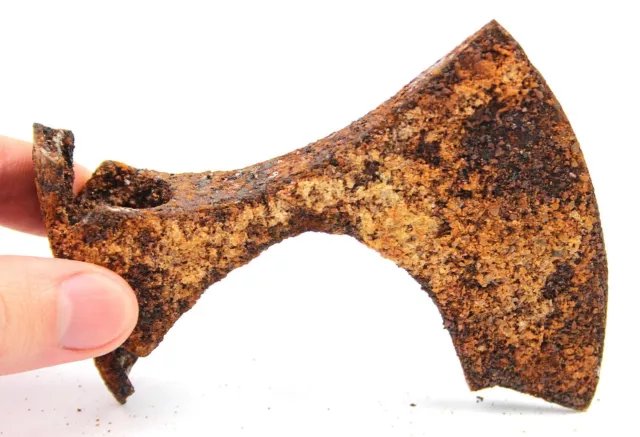 Ancient Rare Viking Kievan Rus Khazar Byzantin Iron Battle Axe 7-9 AD