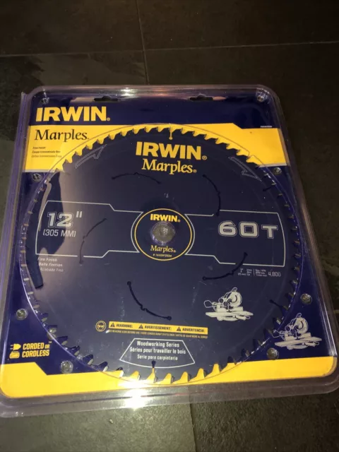 Irwin Marples Ww Csb 12 In. 60T At New In Package