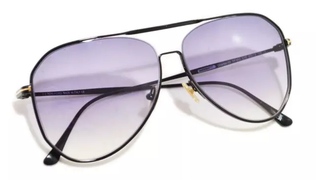 TOM FORD CHARLES-02 TF853 60x13 145 GRADIENT BLACK ITALIAN AVIATOR SUNGLASSES
