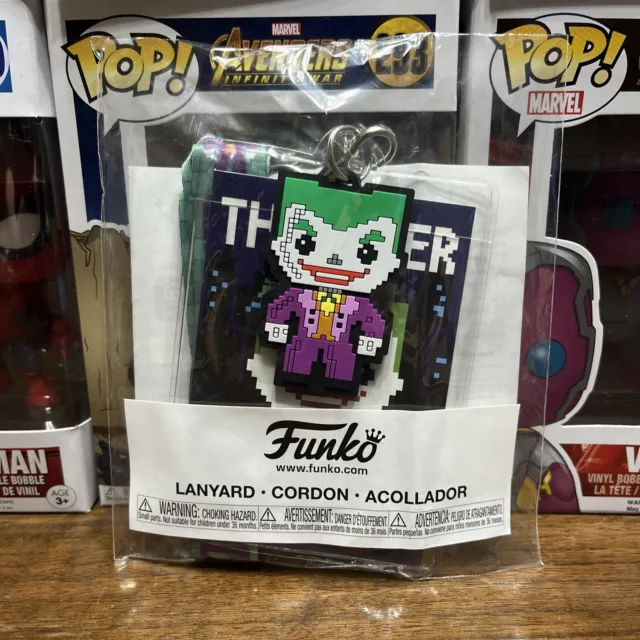 Funko Lanyard & Badge 8-Bit DC The Joker
