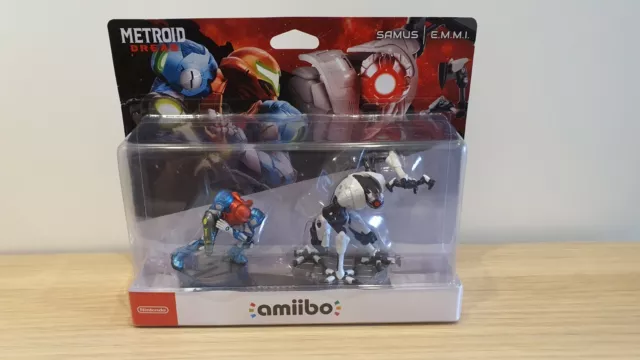 Metroid Dread Samus & Emmi Amiibo (BRAND NEW) CRIMPED PACKAGING