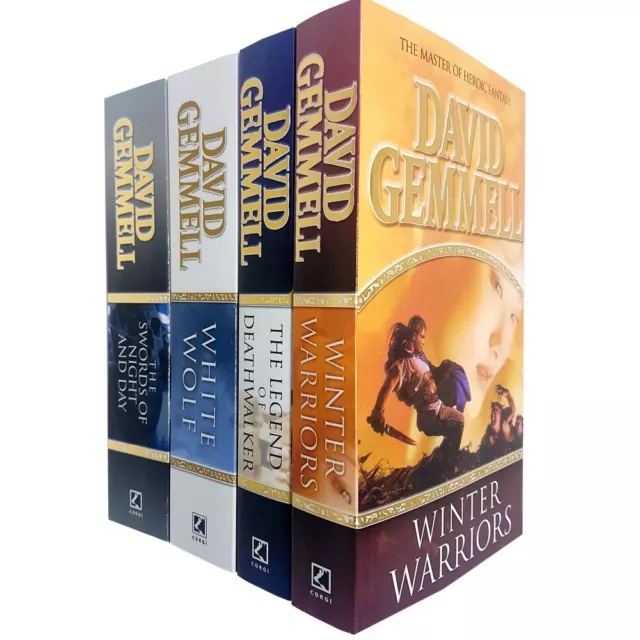 David Gemmell 4 Books Collection Set(Winter,Legend,White ,Sword ) Paperback NEW