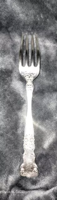 1900-1940 Antique Gorham-Buttercup Place fork. Sterling Silver 7 inch.