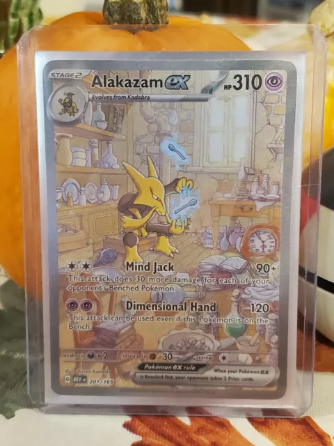 CGC 10 Japanese Pokemon 151 Alakazam ex SR 190/165 Full Art GEM MINT
