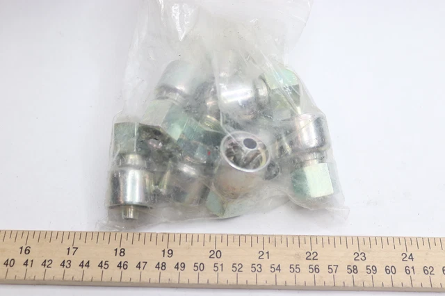 (9-Pk) Female 24Âº Cone with O-Ring 9.5 mm Hose ID B-0618-FMOH