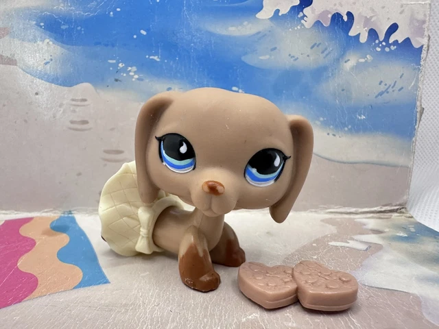 Figurine Littlest Pet Shop #518 - Teckel - HASBRO - Originale - Occasion