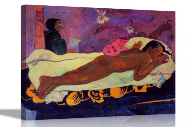 Spirit of the Dead Watching by Paul Gauguin Canvas Prints Wall Art Pictures