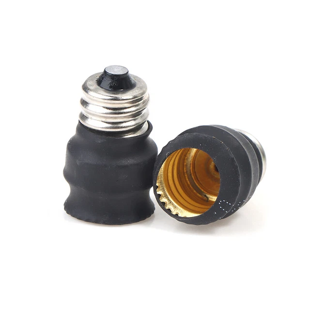 E12 to E12/E11/E10 Lamp Socket Adapter Bulb Base Converter LED Light Holder`