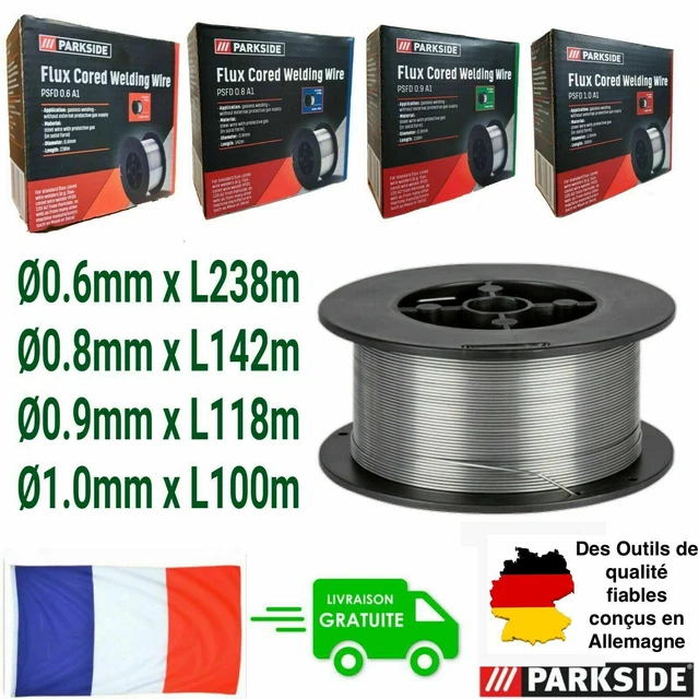 PARKSIDE FIL À Souder Fil Fourré, 1 Bobine au Choix PARKSIDE, 100,118,142,238 M EUR 14,90