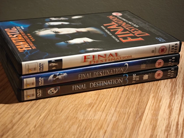 FINAL DESTINATION 1-3 Trilogy DVD Collection Boxset Joblot £3.99 ...