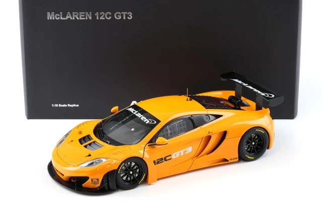 Miniature AUTOart 1/18 – McLaren MP4-12C GT3 2013 – Orange – Modèle Neuf 81340