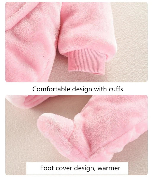 Tuta tutina con cappuccio neonato bambino bambino orso bambina orso body abiti 6