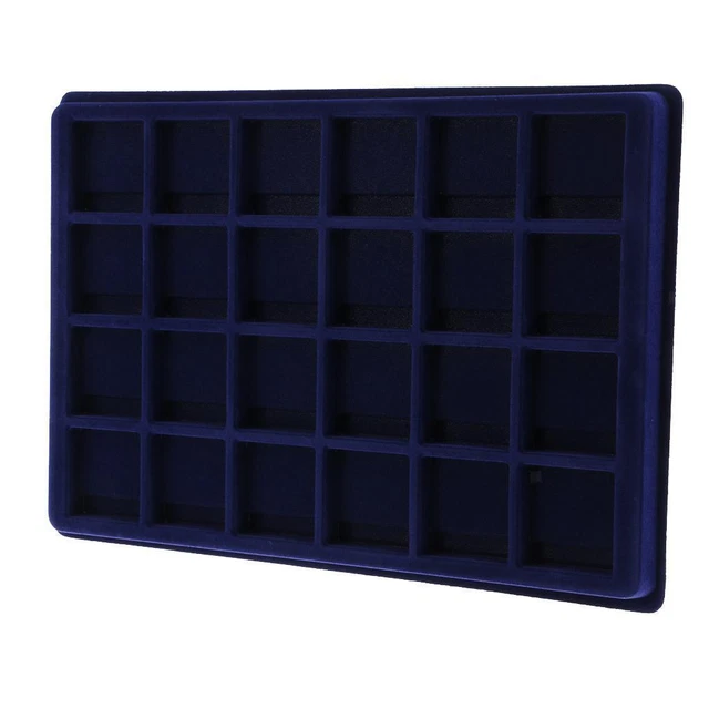 24 slot jewelry tray coin tray jewelry tray for coin jewelry protection