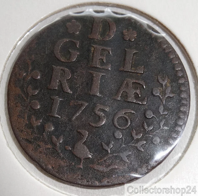 Coin / Coin Netherlands 1765 Gelderland 1 Duit