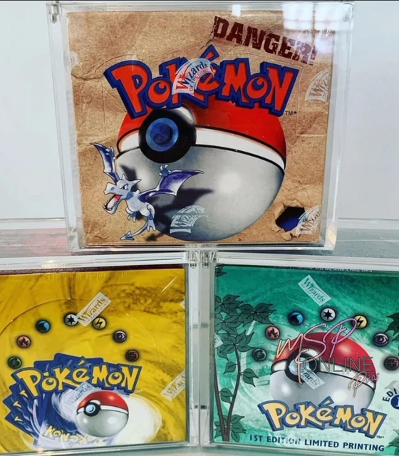 Pokemon Magnetic Booster Box Acrylic Case! Pokémon Card Protective Display!