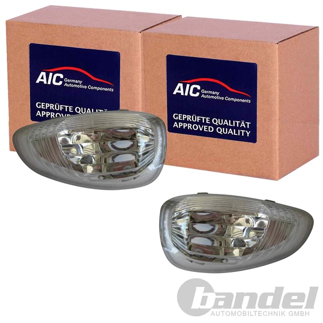 2X AIC BLINKLEUCHTE BLINKER TRANSPARENT AUßENSPIEGEL PASSEND FÜR NISSAN NV400
