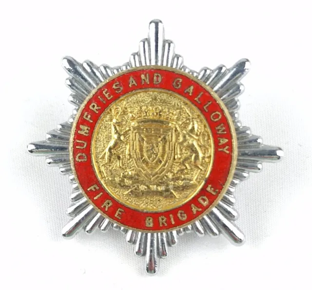 Dumfries And Galloway Fire Brigade Cap Badge