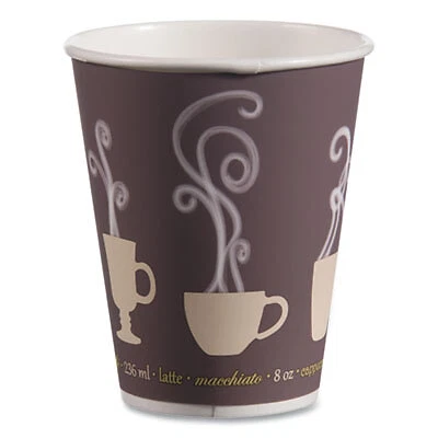 Dart DWTG16ST Thermoguard Insulated Paper Hot Cups, 16 Oz, Steam Print,
