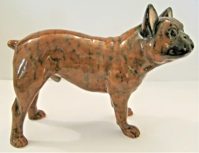 BESWICK Ceramic Dogs "Pampered Pets" - FRENCH BULLDOG - Brindle