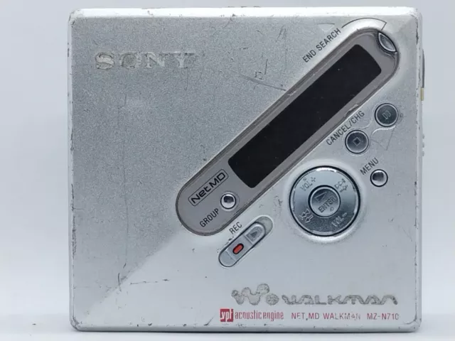 Lecteur MD Sony MZ N 710 Ne s'allume pas Mort pour les pièces