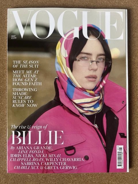 NEW & UNREAD - British VOGUE UK Magazine - May 2025 Billie Eilish