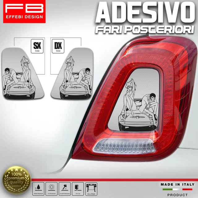 Adesivi ABARTH Per Cerchi In Lega - Rossi, 5.8x0.8 Cm Con Nastro Applicazione - Foto 6