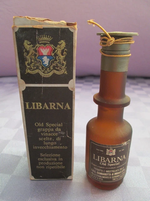 Mignon Grappa Libarna Old Special Con Scatola Originale