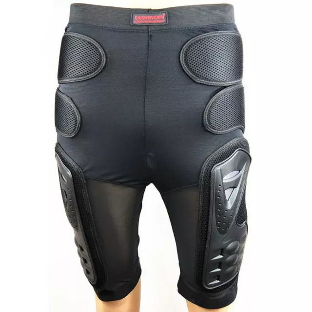 Motorcycle Motorbike Racing Armor Pads Hips Legs Protector Shorts Pants L