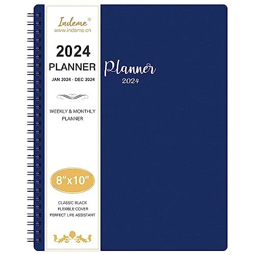 2024 PLANNER JANUARY 2024 December 2024 8" x 10" Weekly and Monthly