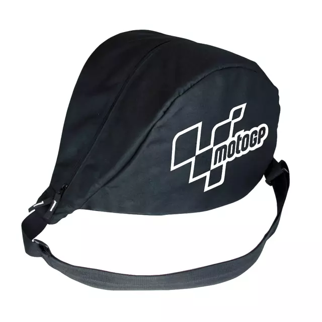 MotoGP Messenger Helmet Bag Motorcycle Motorbike Black New (MGPHEL08)