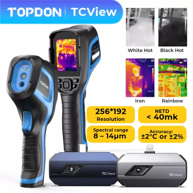 TOPDON TC001 TC002 TC004 TC005 Portable Thermal Imaging Camera IR HighResolution