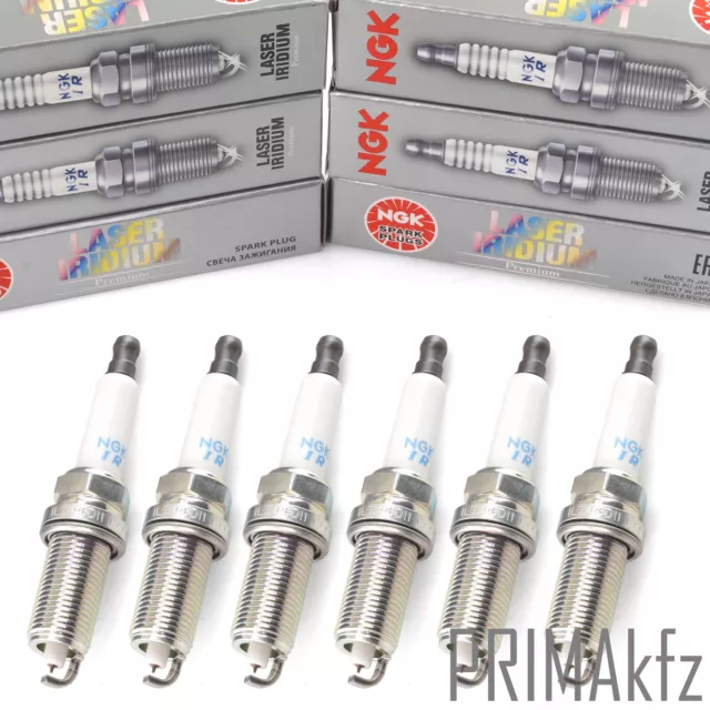 6x NGK Laser Iridium Zündkerzen ILZFR6D-11 1208 für BMW 3er E90 E91 5er E60 E61