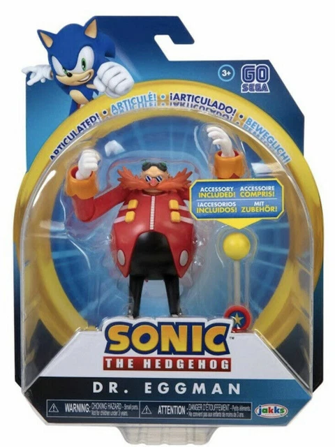 SONIC THE HEDGEHOG Dr Eggman Jakks Pacific 4" Articulated Figure Wave 3 ...