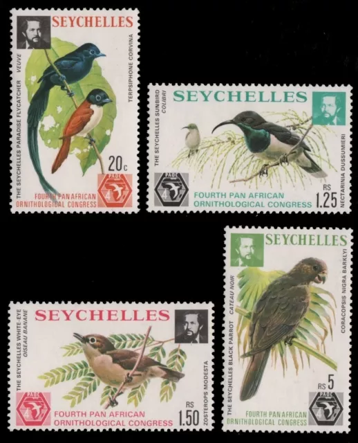 Seychellen 1976 - Mi-Nr. 362-365 ** - MNH - Vögel / Birds