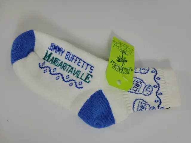 Vintage Margaritaville Socks Salt Shaker Unisex Size 9-11 Bare Feet Inc. Buffet