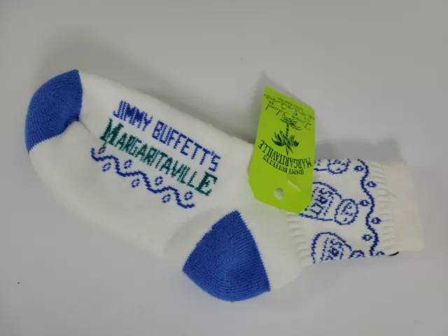Vintage Margaritaville Socks Salt Shaker Unisex Size 9-11 Bare Feet Inc. Buffet