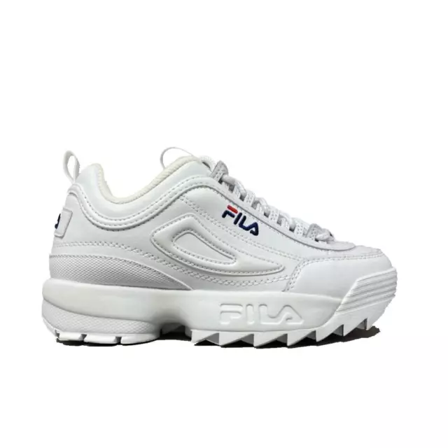 Zapatos Chica Mujer FILA Disruptor Premium Blanco Zapatillas Zepps Plataforma 3