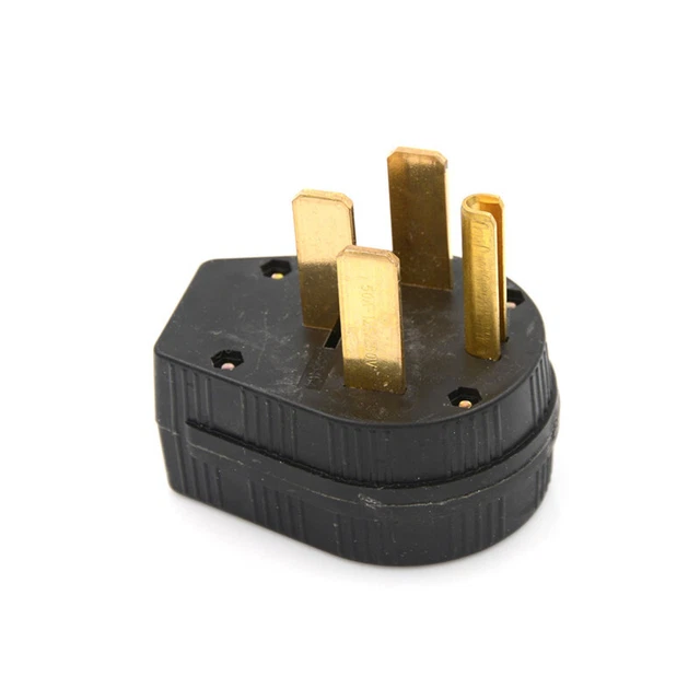 50A 125-250V Industrial Grade NEMA 14-50p Straight Blade US Four Holes Plug   ZR