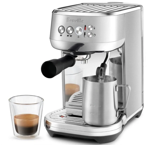 BREVILLE THE BAMBINO Plus Espresso Machine Brushed Stainless Steel