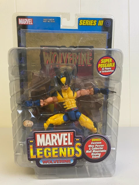 Marvel Legends Wolverine Series lll 3 Gold Foil Variant Toybiz 2002