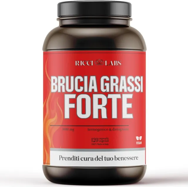 Brucia Grassi Potenti Veloci Drenante Forte Dimagrante 120 cps Made in Italy
