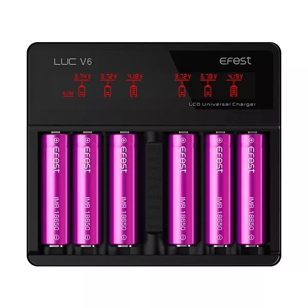 Efest LUC V6 6 Multi-functional Battery Charger