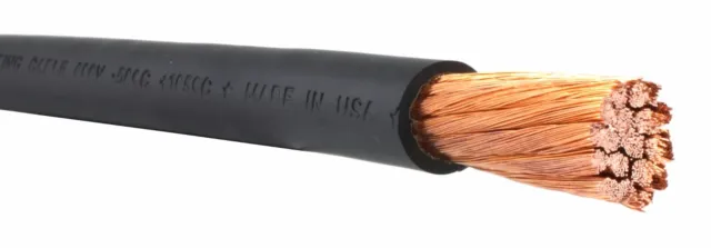 3/0 AWG Flex-A-Prene® Welding/Battery Cable - Black - Made in USA (200 FEET) 2