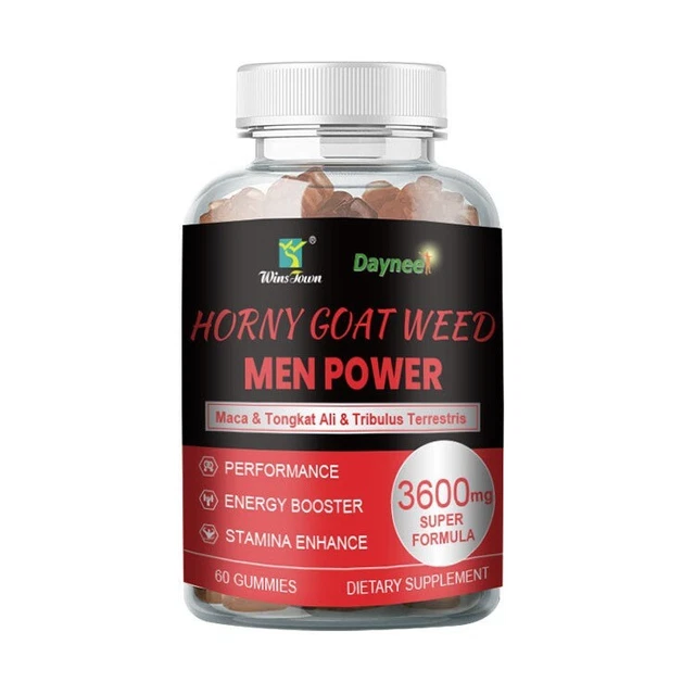 HORNY GOAT WEED Gummies for Men Natural Energy Health 60 Count £17.06